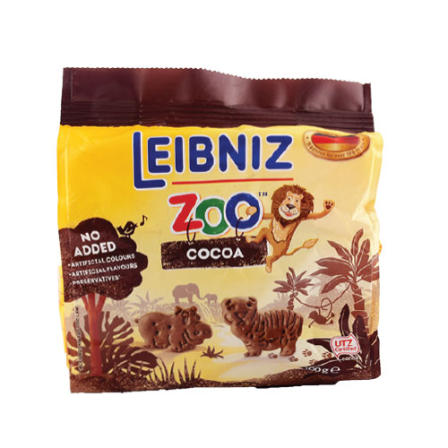 Leibniz Zoo Jungle Cocoa Biscuits - 100g