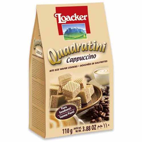 Loacker Quad Cappuccino Wafer - 110g