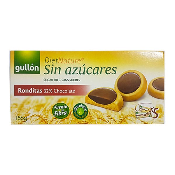 Gullon Ronditas 32% Chocolate - 186g