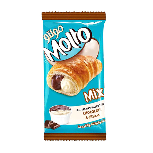 Molto Strw & Cream Croissant - 1Pc