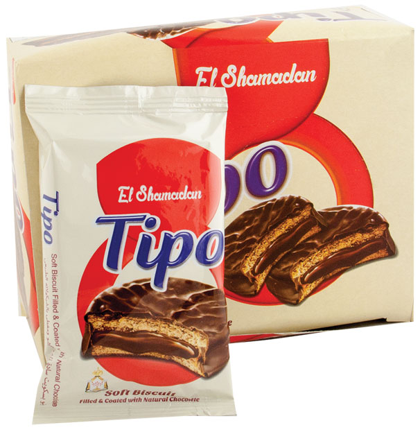 El Shamadan Tipo Biscuits With Choco 1Pc