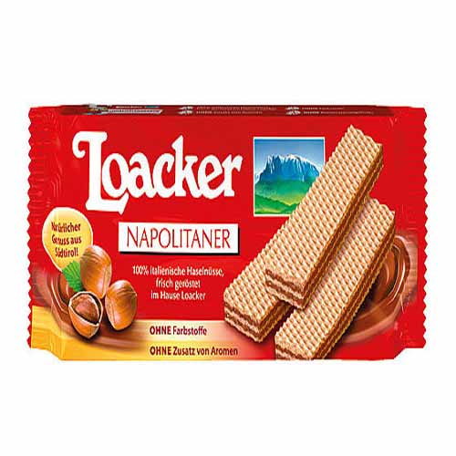 Loacker Napolitaner Crispy Wafer - 90g