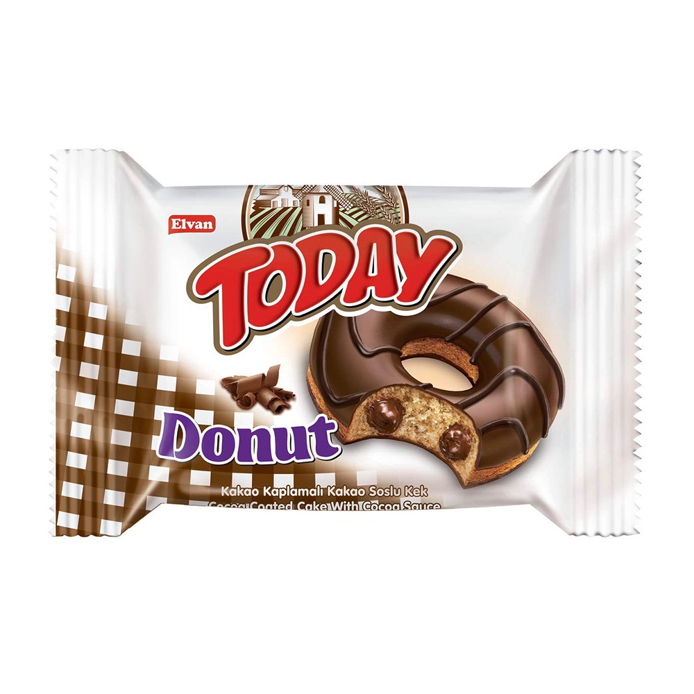 Elvan Today Cocoa Filled Donut - 40g