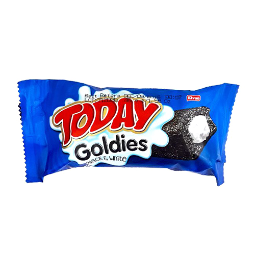 Elvan Today Goldies Blk & Wht Cake - 35g