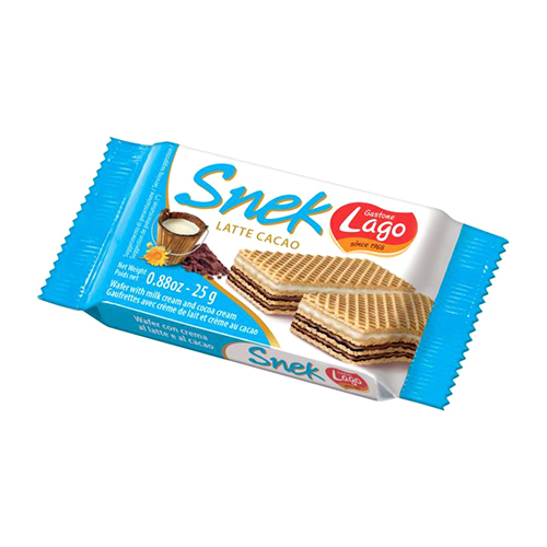 Lago Snek Latte Cacao Wafers - 25g