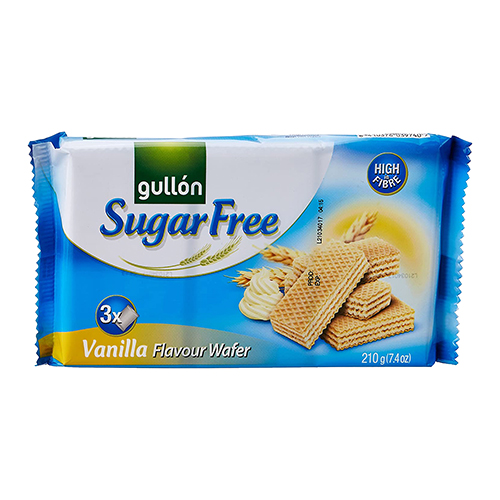 Gullon Sugar Free Vanilla Wafer - 210g