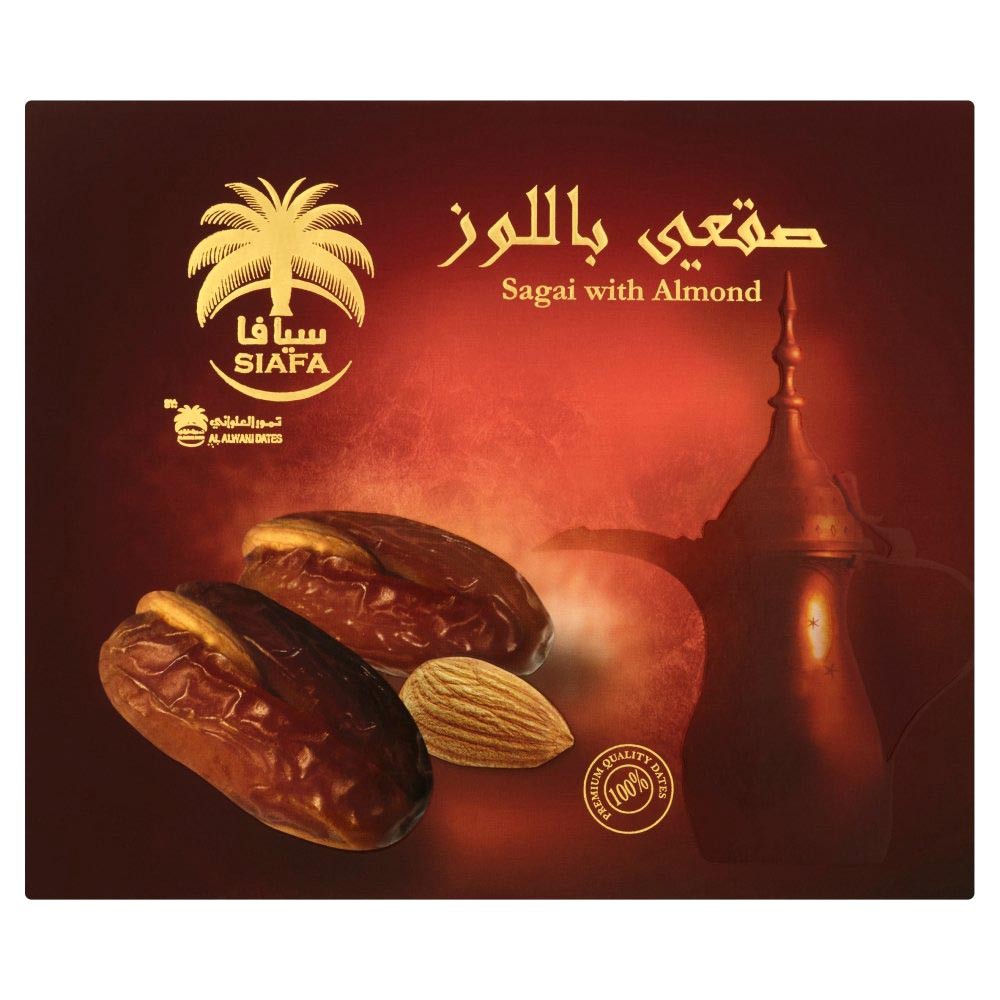 Al Alwani Dates Sagai with Almond - 300g