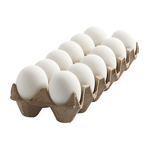 Organic White Eggs - 18 Pc