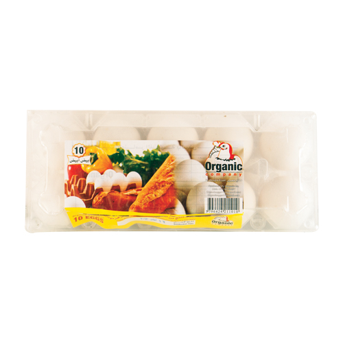 Organic White Eggs - 10 Pc