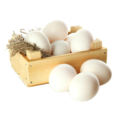 Egyptian Farmers White Eggs - 18 P